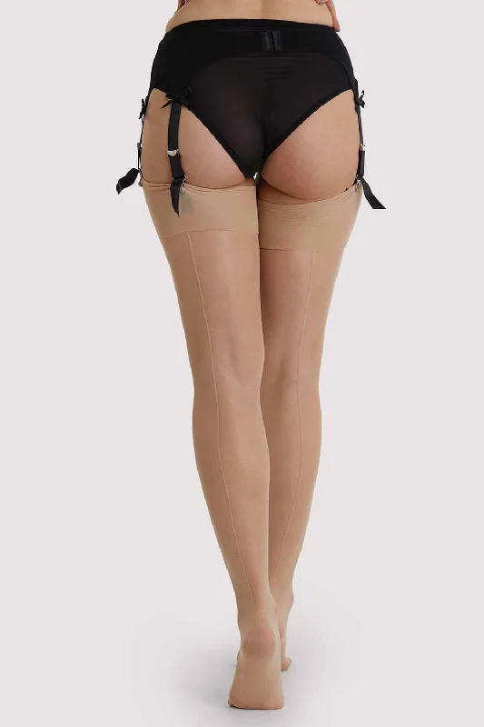 Light Nude Seamed Stockings Regular