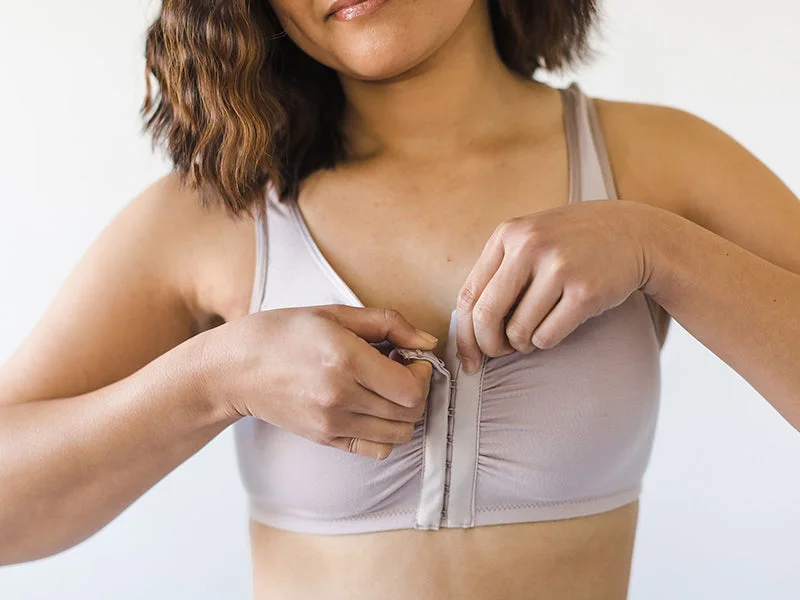 Maia Front Close Bra, Mauve