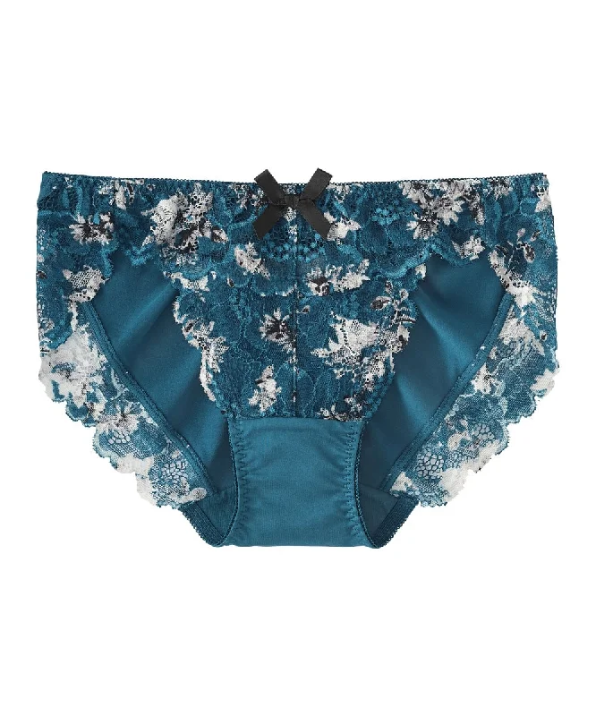 Monotone Flower Bikini Panty