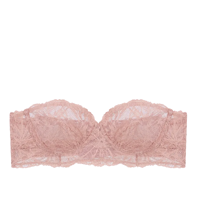 Noa Graphic Lace Strapless Bra