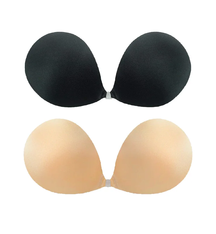 NuBra SE888 Seamless 2 Bra Travel Pack (TPD) - Fair/Black