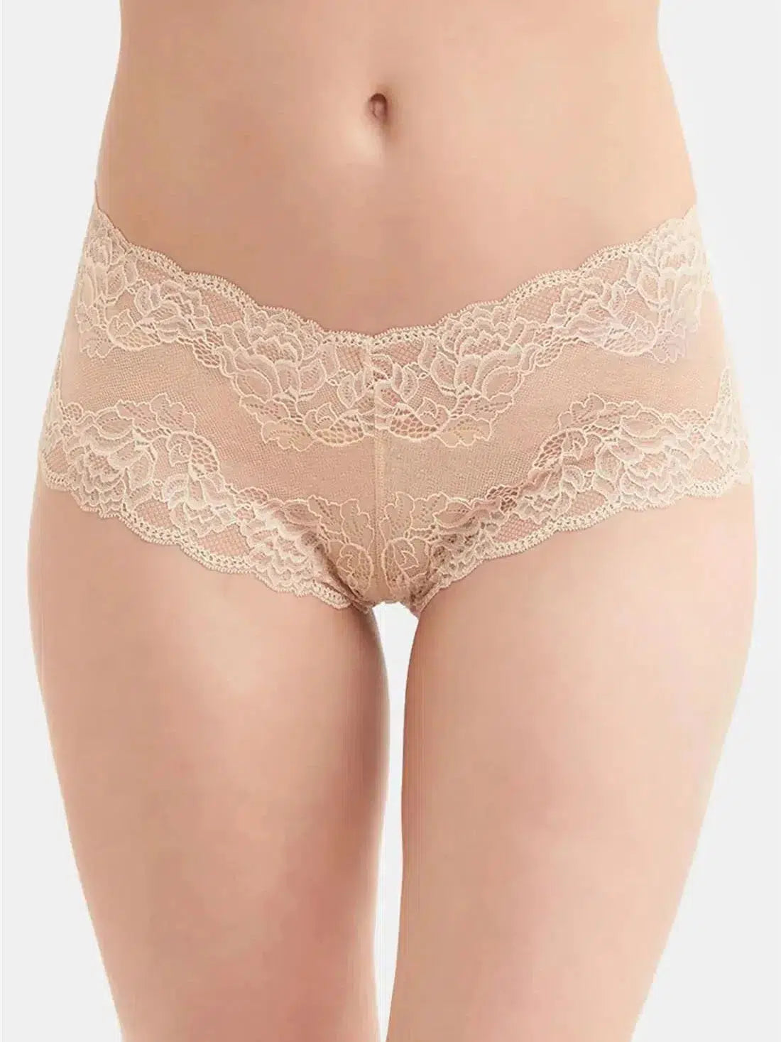 Nude Lace Cheeky Panty