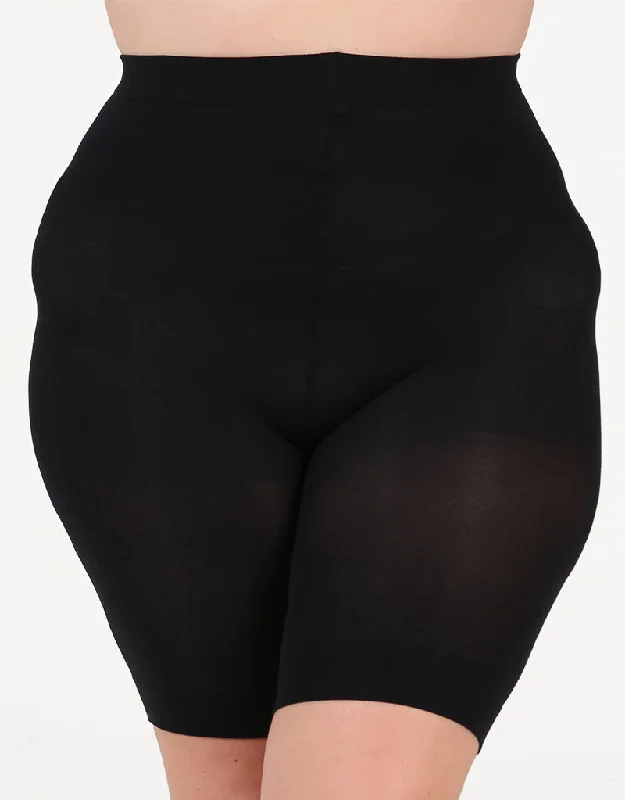 Pamela Mann Curvy Super Stretch Anti Chafing Shorts Black