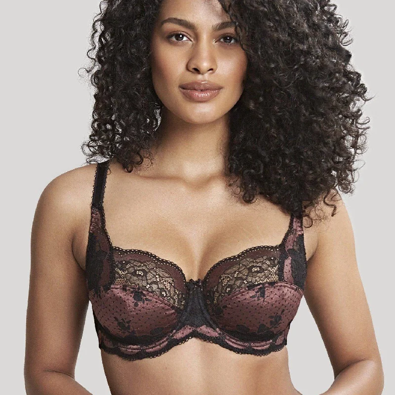 Panache Clara Full Cup Bra 7255 in Black Fig