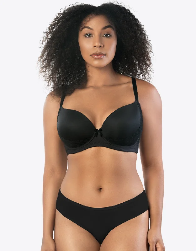 Parfait Casey Plunge T-Shirt Bra Black