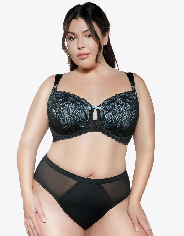 Parfait Charlotte Lace Full Cup Bra Black Onyx