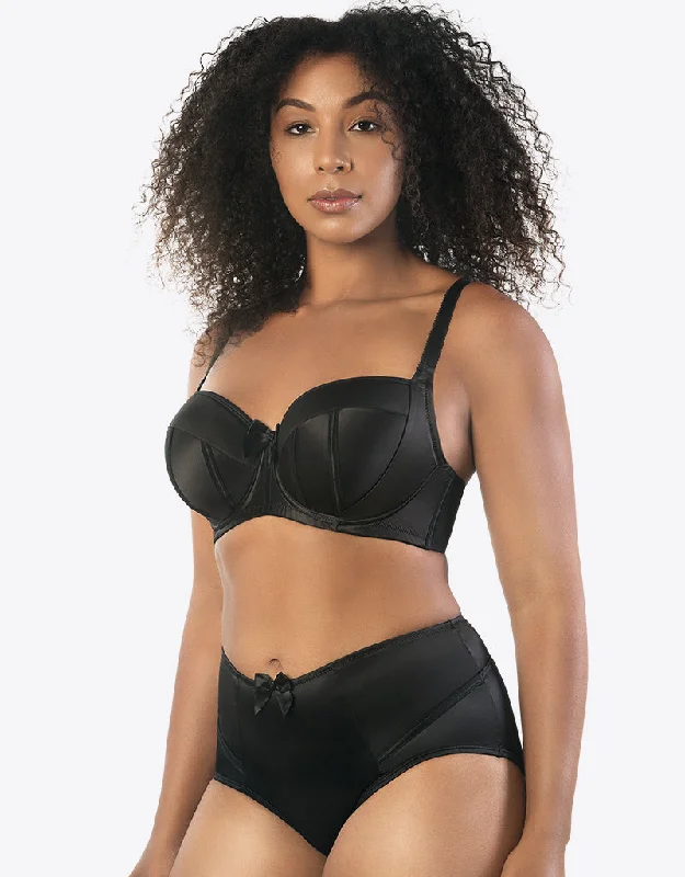 Parfait Charlotte Padded Balconette Bra Black