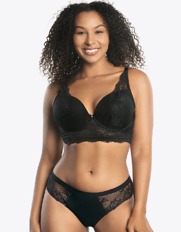 Parfait Sandrine Longline Plunge Bra Black