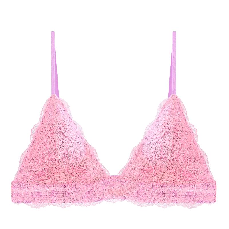 Pearl Lace Padded Triangle Bra