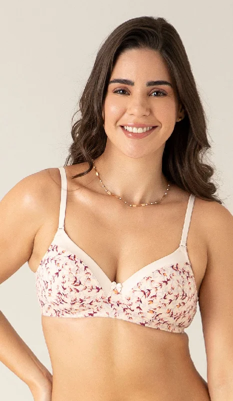 Satin Edge Non-Wired Bra