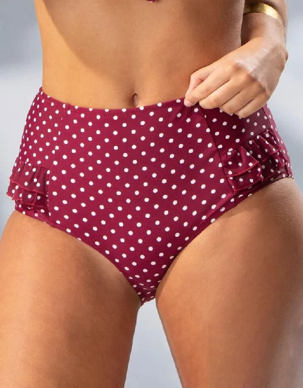 Pour Moi Hot Spots Control Bikini Brief Sangria