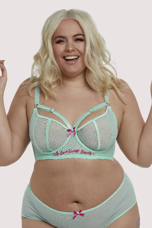 Felicity Hayward Longline Self Love Mint Curve Bra