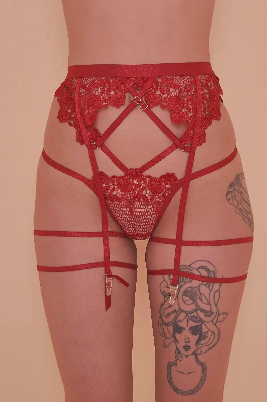 Regalia Skylar Dusty Rose Suspender