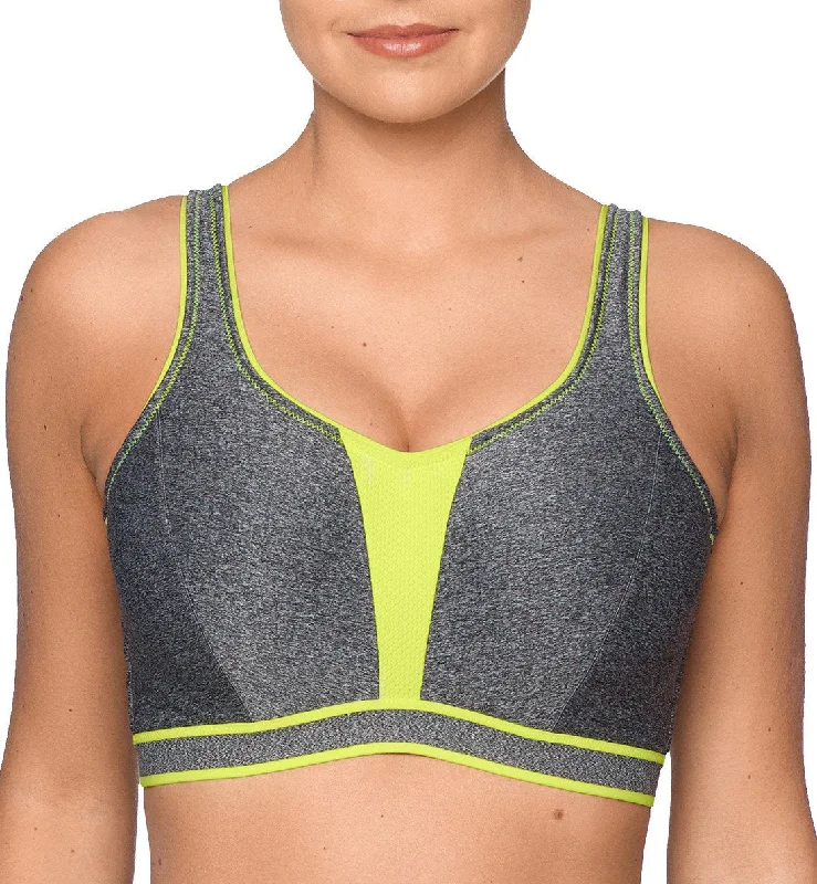 PrimaDonna Sport The Sweater Padded Underwire Sports Bra (6000116) - Cosmic Grey