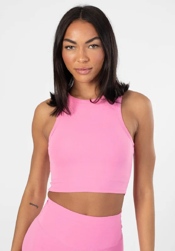 RecStretch™ Classic Crop Bubble Gum