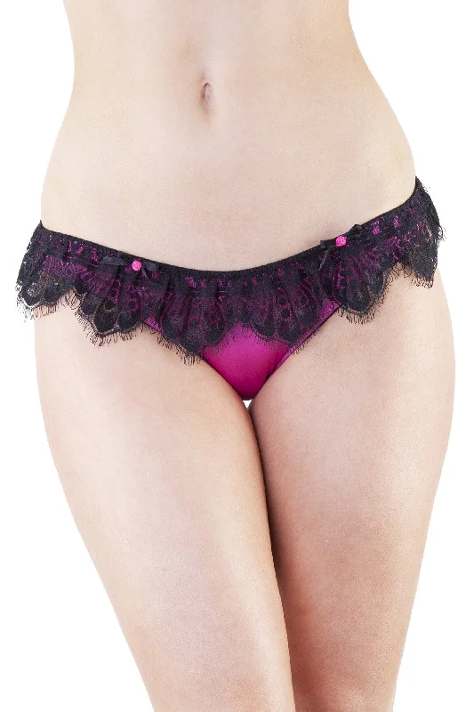 Rosie Black/Fuchsia Brief