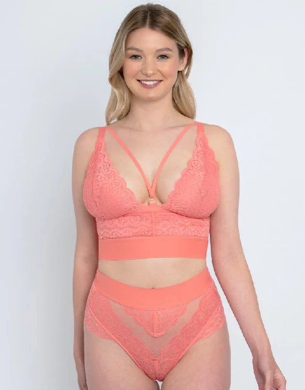 Rougette By Tutti Rouge Gia Bralette Shell Pink