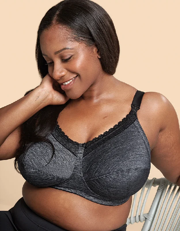 Royce Luna Nursing Bra Grey Marl