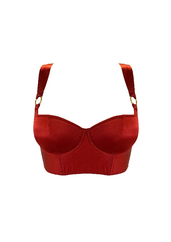 Signature Silk Longline Bodice Bra