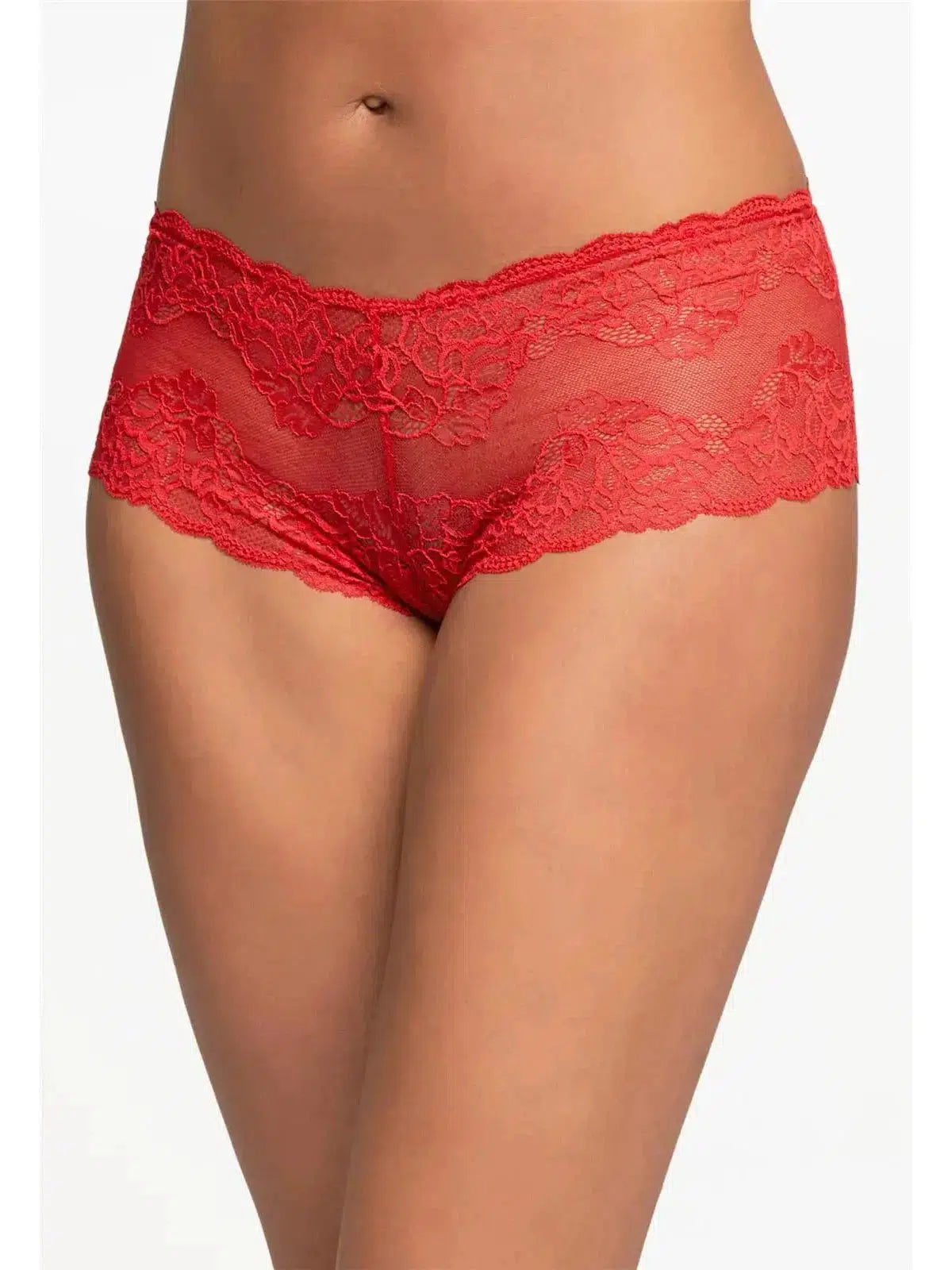 Tango Red Cheeky Panty