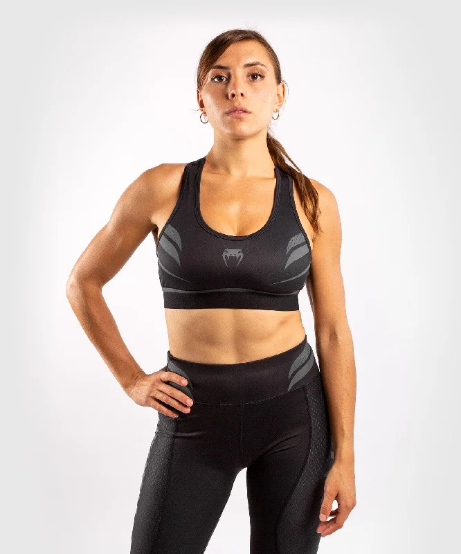 Venum ONE FC Impact Sport Bra - Black/Black