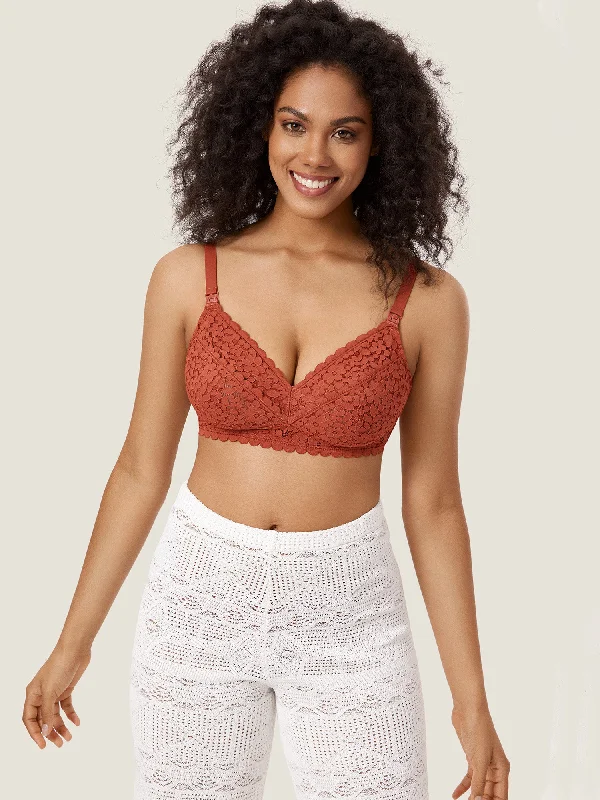 Lace Hands Free Pumping Bra