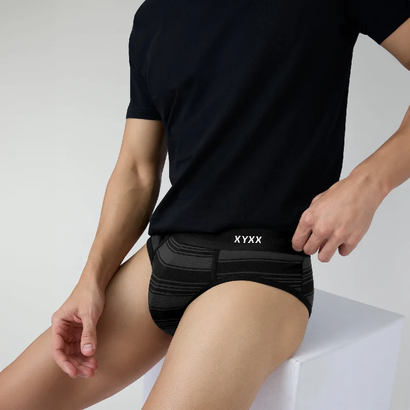 Streax Cotton Stretch Briefs Smoke Black