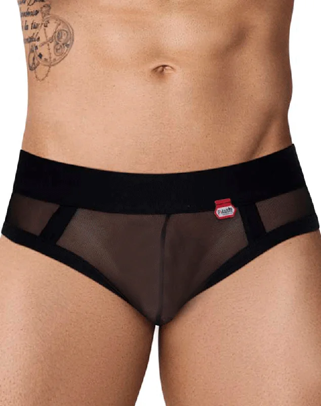 Pikante 1091 Burly Mesh Briefs Black