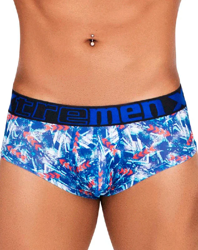 Xtremen 41313 Vibrant Print Briefs Royal